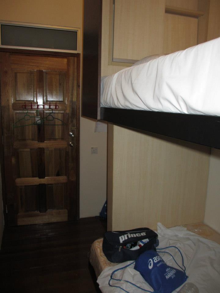 Our room in the hostel...