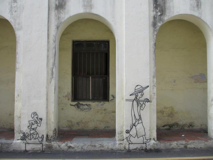 Street Art #1 @ Stewart Lane, Georgetown, Penang...
